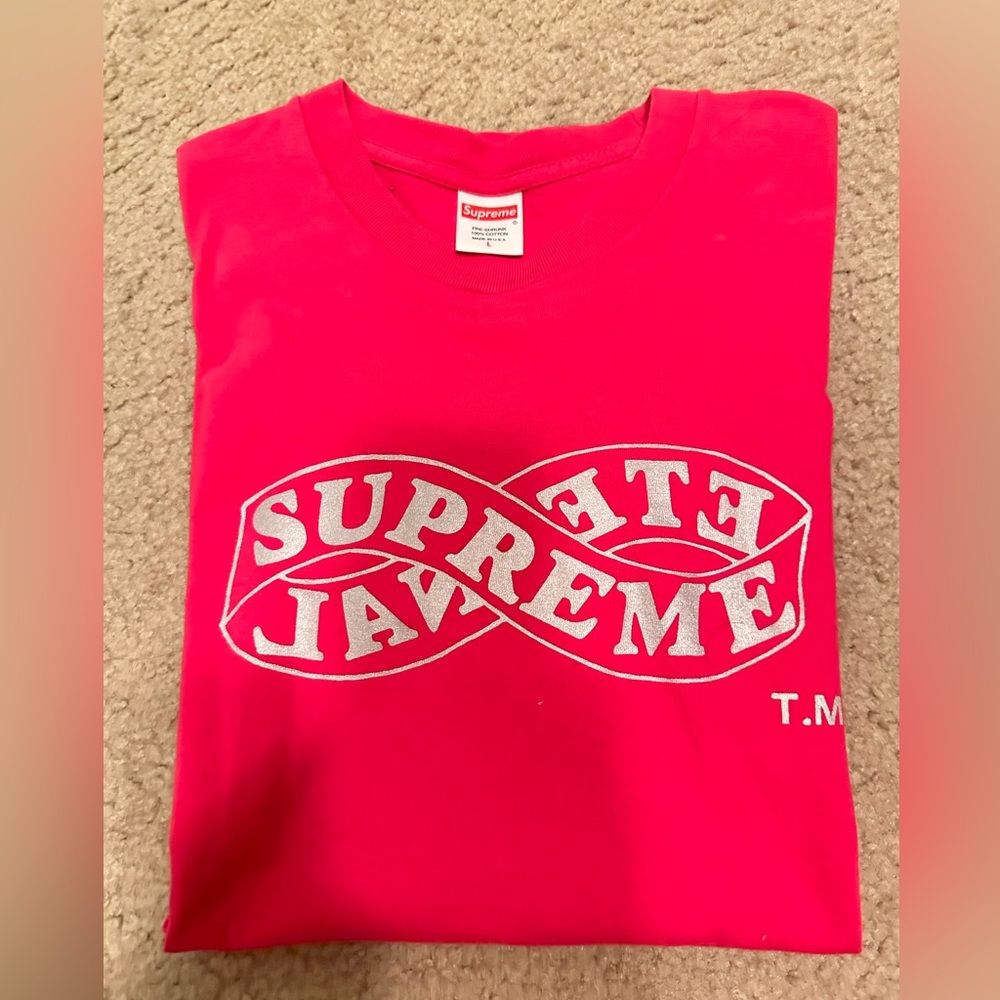 Supreme Letter printed short sleeved T-shirt